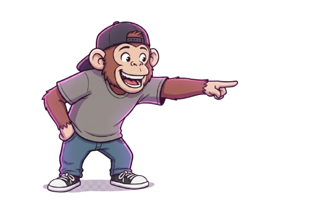 Mascot character welcoming you